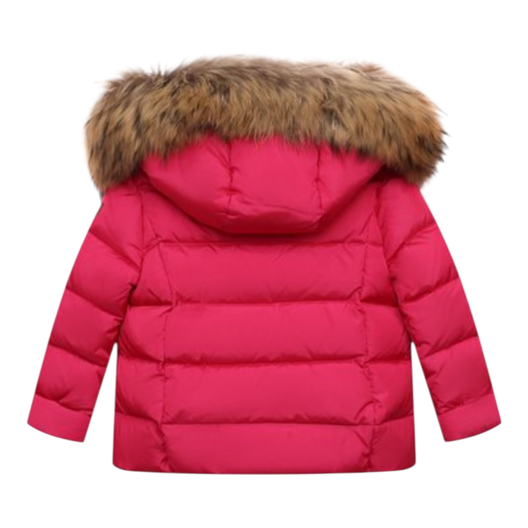 Il Gufo Giubbino tinta unita con Cappuccio E Zip Fuxia per Neonata A25GGM007N0108 FUXIA IL GUFO 