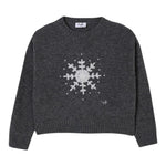 Il Gufo Maglia tinta unita con Stampa Grigio per Neonata A25GMA0006EM220 GRIGIO IL GUFO 