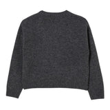Il Gufo Maglia tinta unita con Stampa Grigio per Neonata A25GMA0006EM220 GRIGIO IL GUFO 