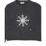 Il Gufo Maglia tinta unita con Stampa Grigio per Neonata A25GMA0006EM220 GRIGIO IL GUFO 