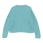 Il Gufo Maglia Girocollo tinta unita Azzurro per Neonata A25GMA0010EM223 AZZURRO IL GUFO 