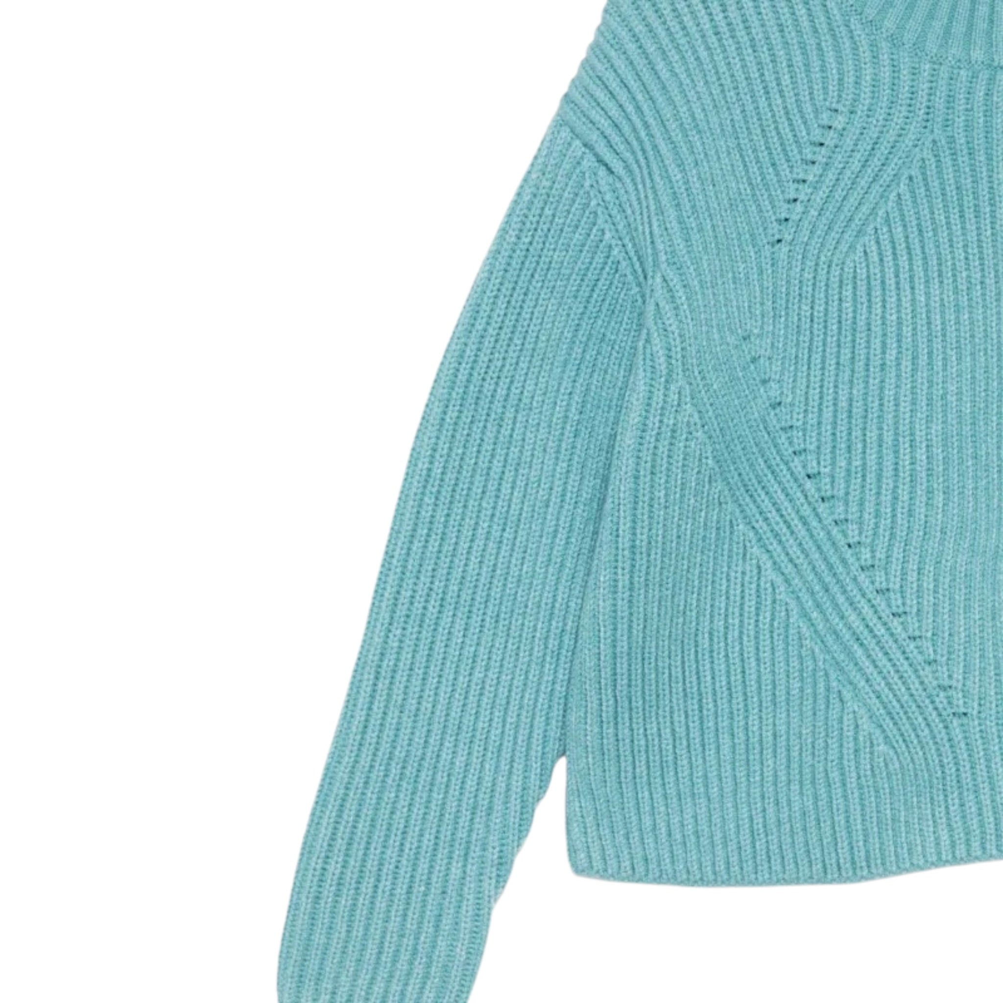 Il Gufo Maglia Girocollo tinta unita Azzurro per Neonata A25GMA0010EM223 AZZURRO IL GUFO 