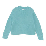 Il Gufo Maglia Girocollo tinta unita Azzurro per Neonata A25GMA0010EM223 AZZURRO IL GUFO 