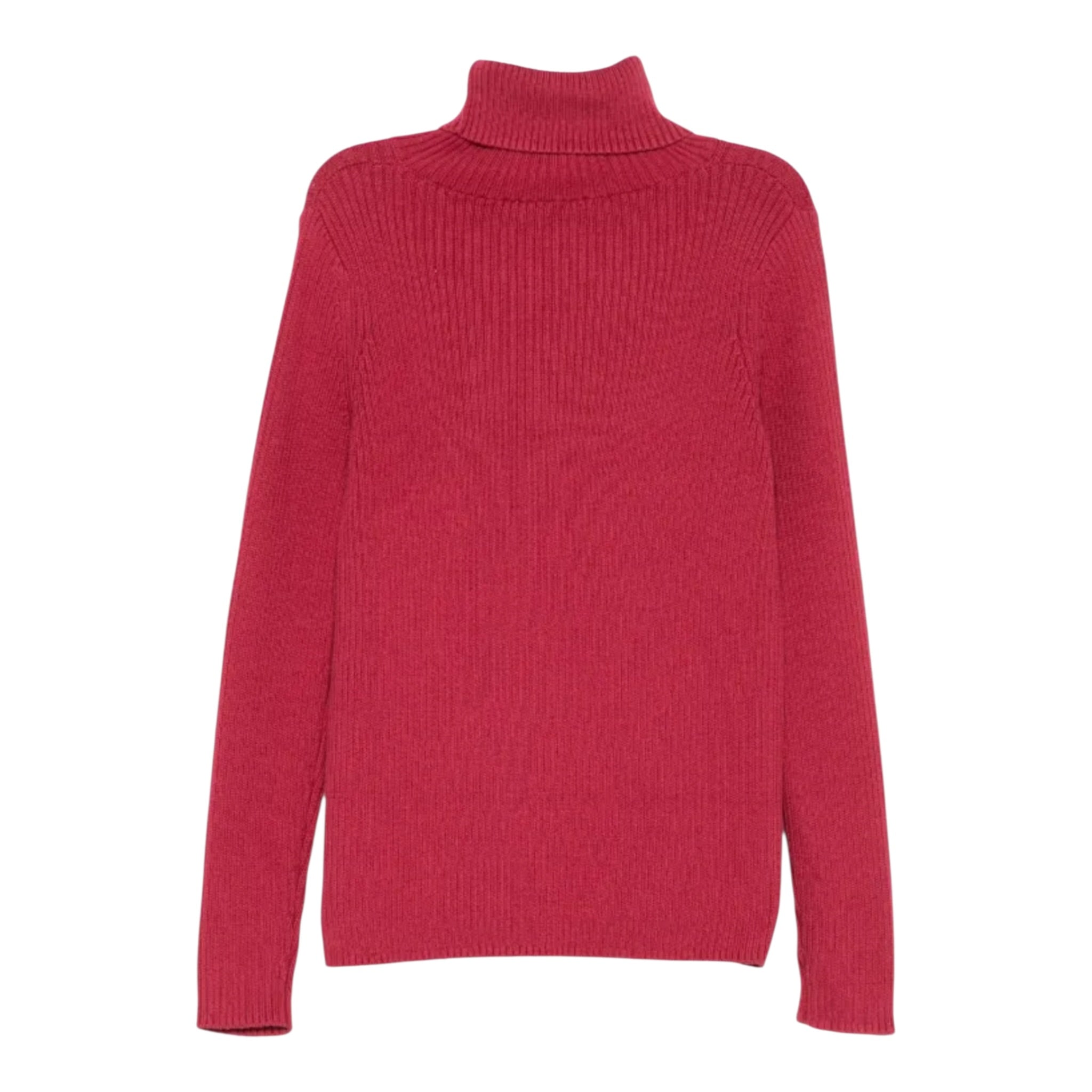 Il Gufo Maglia tinta unita Collo Alto Rosso per Bambina A25GMA0015EM109 ROSSO IL GUFO 