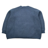 Il Gufo Maglia Girocollo tinta unita con Ricami Blu per Bambino A25GMA0019EM223 BLU IL GUFO 