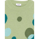 Il Gufo Maglia tinta unita con Fantasia Verde per Neonata A25GMA0028EM220N VERDE IL GUFO 