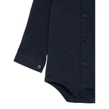 Il Gufo Camicia Body Manica Lunga tinta unita Blu per Neonato A25GMB0001MF002 BLU IL GUFO 
