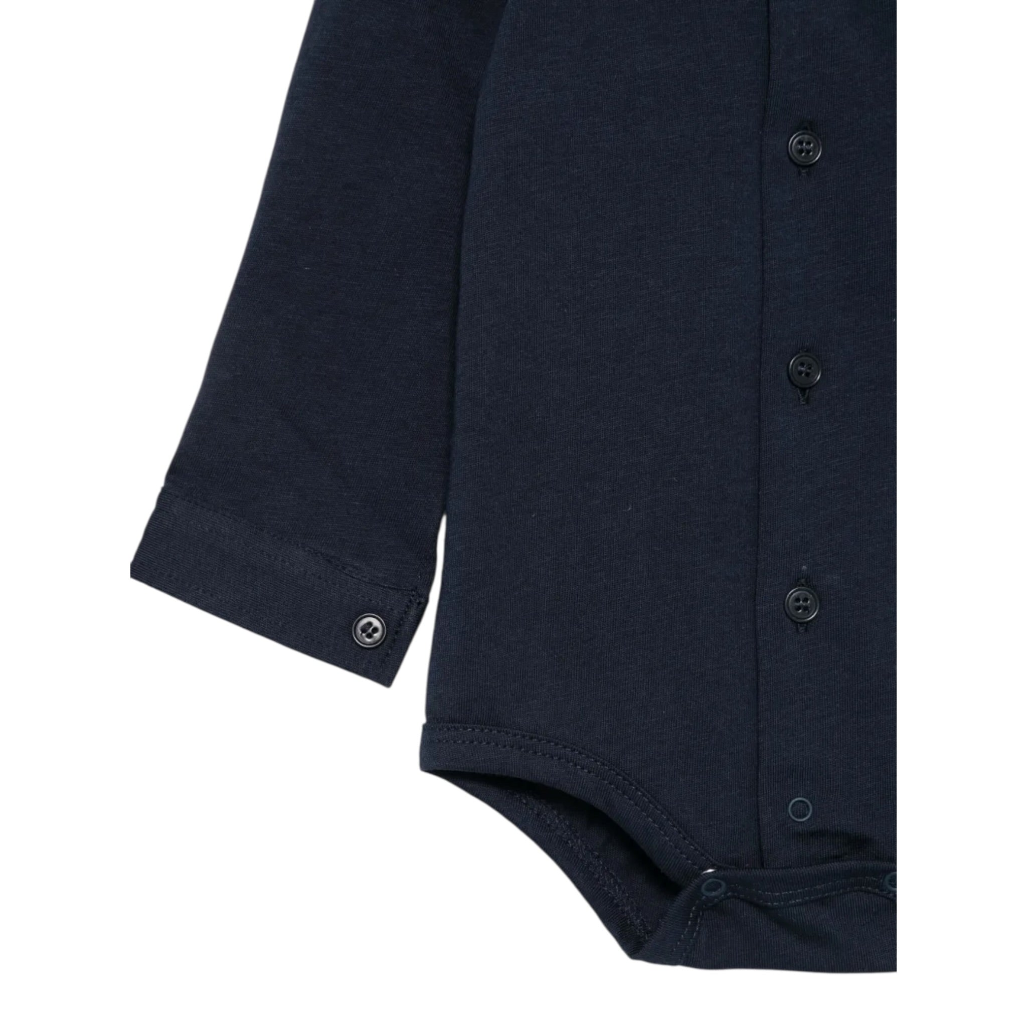 Il Gufo Camicia Body Manica Lunga tinta unita Blu per Neonato A25GMB0001MF002 BLU IL GUFO 