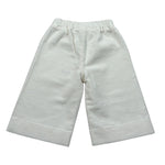 Il Gufo Pantalone tinta unita Modello Palazzo Bianco per Neonata A25GPL0004V6012 BIANCO IL GUFO 