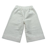 Il Gufo Pantalone tinta unita Modello Palazzo Bianco per Neonata A25GPL0004V6012 BIANCO IL GUFO 