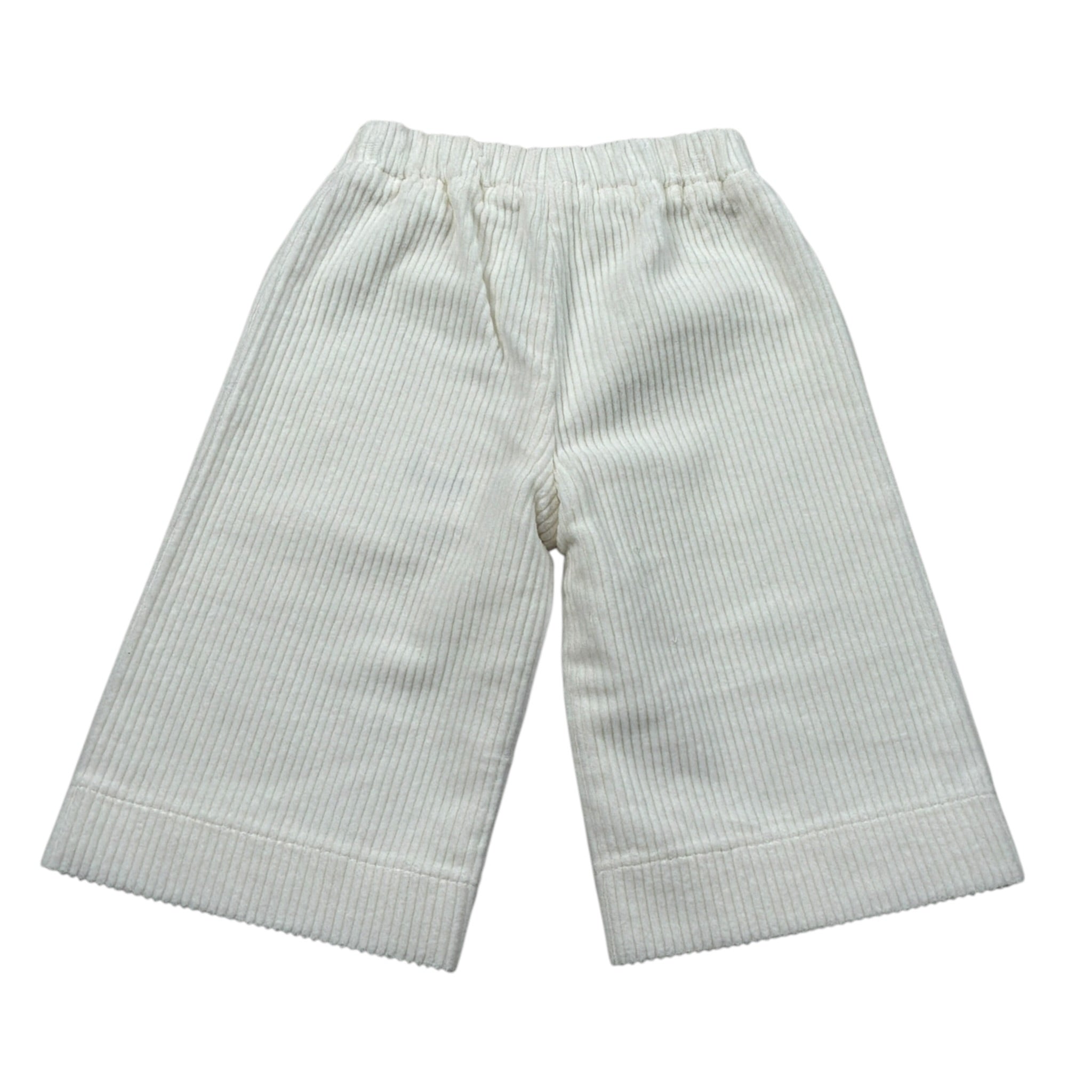 Il Gufo Pantalone tinta unita Modello Palazzo Bianco per Neonata A25GPL0004V6012 BIANCO IL GUFO 