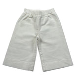 Il Gufo Pantalone tinta unita Modello Palazzo Bianco per Neonata A25GPL0004V6012 BIANCO IL GUFO 