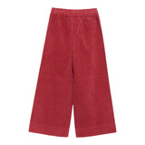 Il Gufo Pantalone tinta unita Modello Palazzo Rosso per Bambina A25GPL0004V6012J ROSSO IL GUFO 