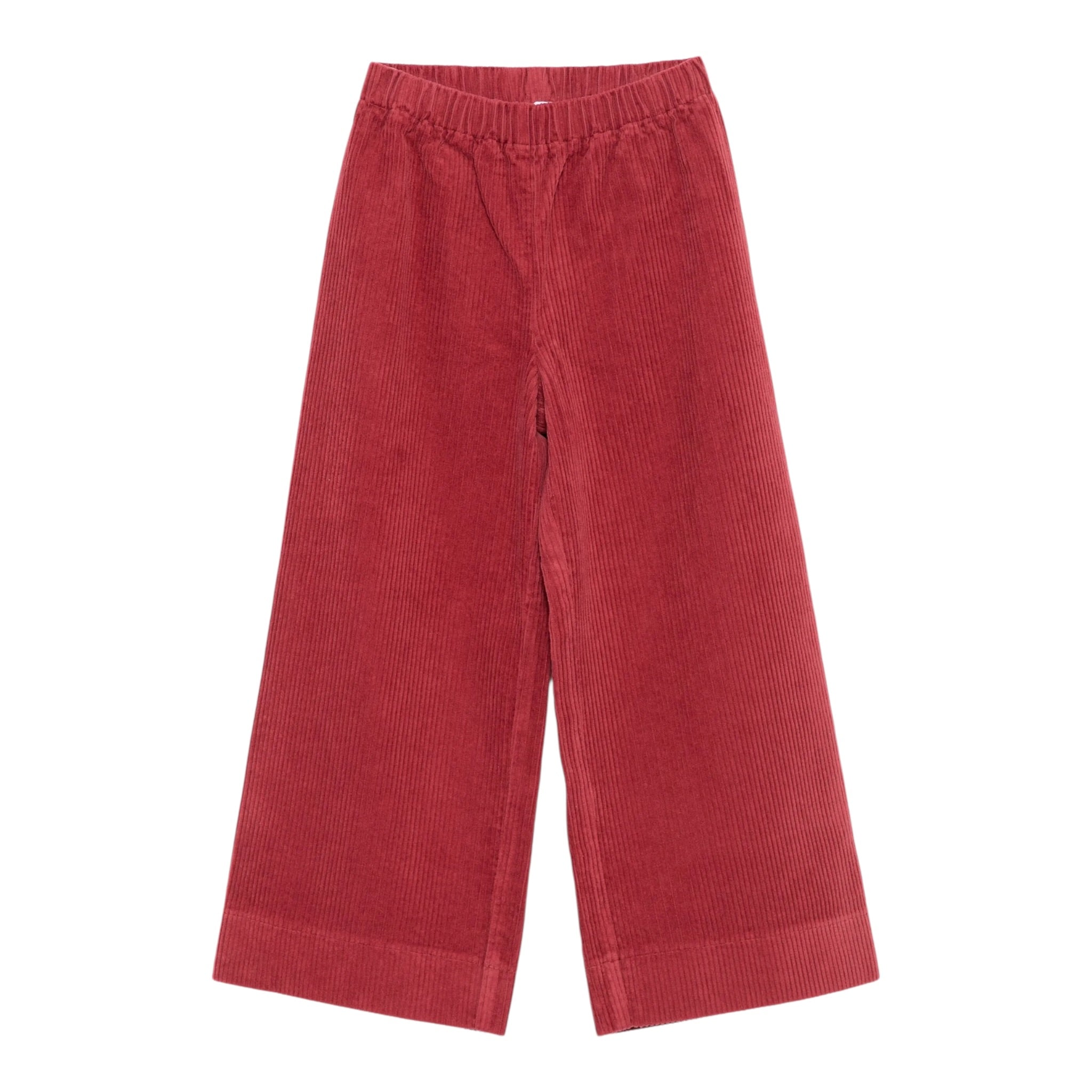 Il Gufo Pantalone tinta unita Modello Palazzo Rosso per Bambina A25GPL0004V6012J ROSSO IL GUFO 