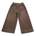 Il Gufo Pantalone tinta unita Modello Palazzo Marrone per Neonata A25GPL0004V6012 MARRONE IL GUFO 
