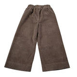 Il Gufo Pantalone tinta unita Modello Palazzo Marrone per Neonata A25GPL0004V6012 MARRONE IL GUFO 