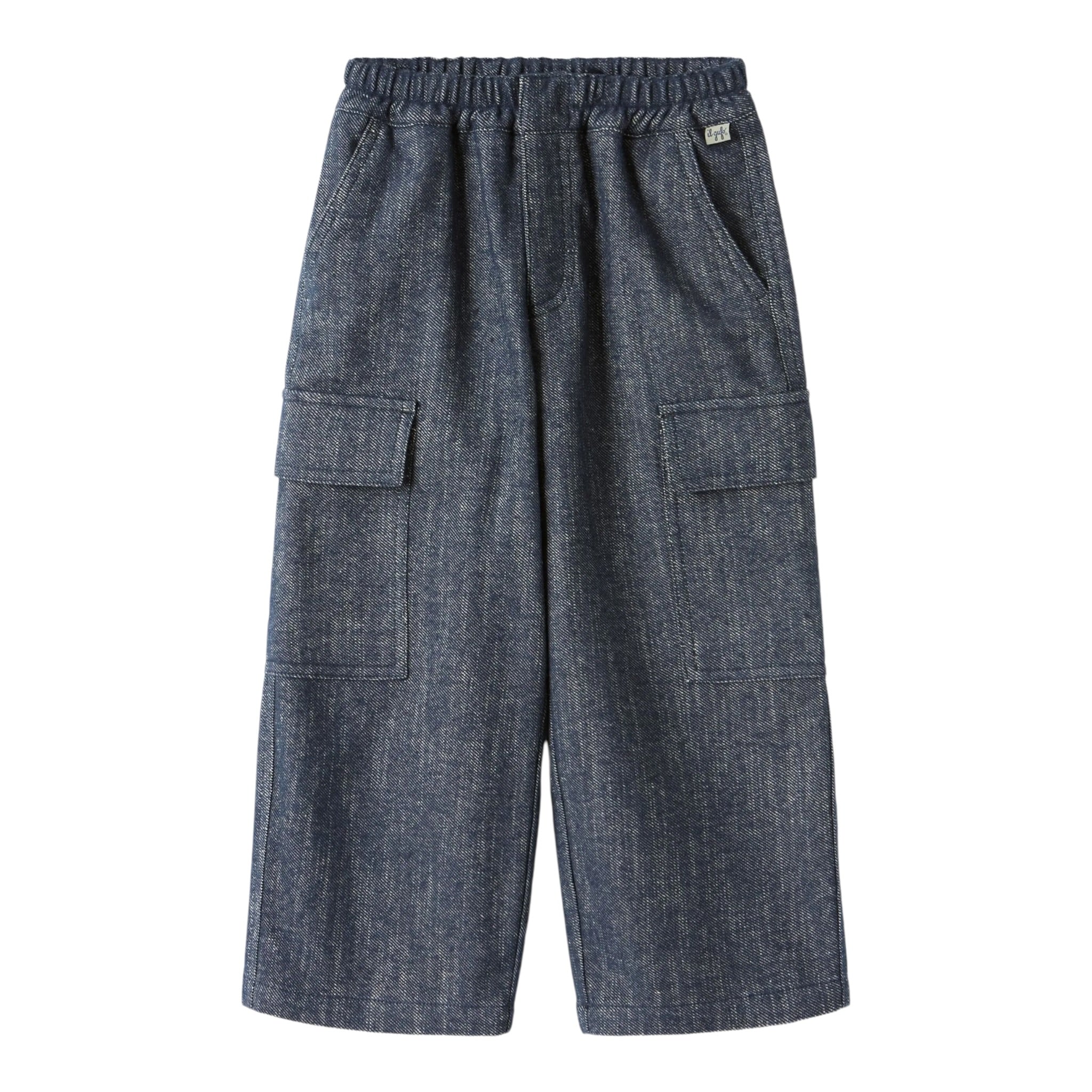 Il Gufo Jeans tinta unita con Elastico I Vita Blu per Bambino A25GPL0030C0074 BLU IL GUFO 