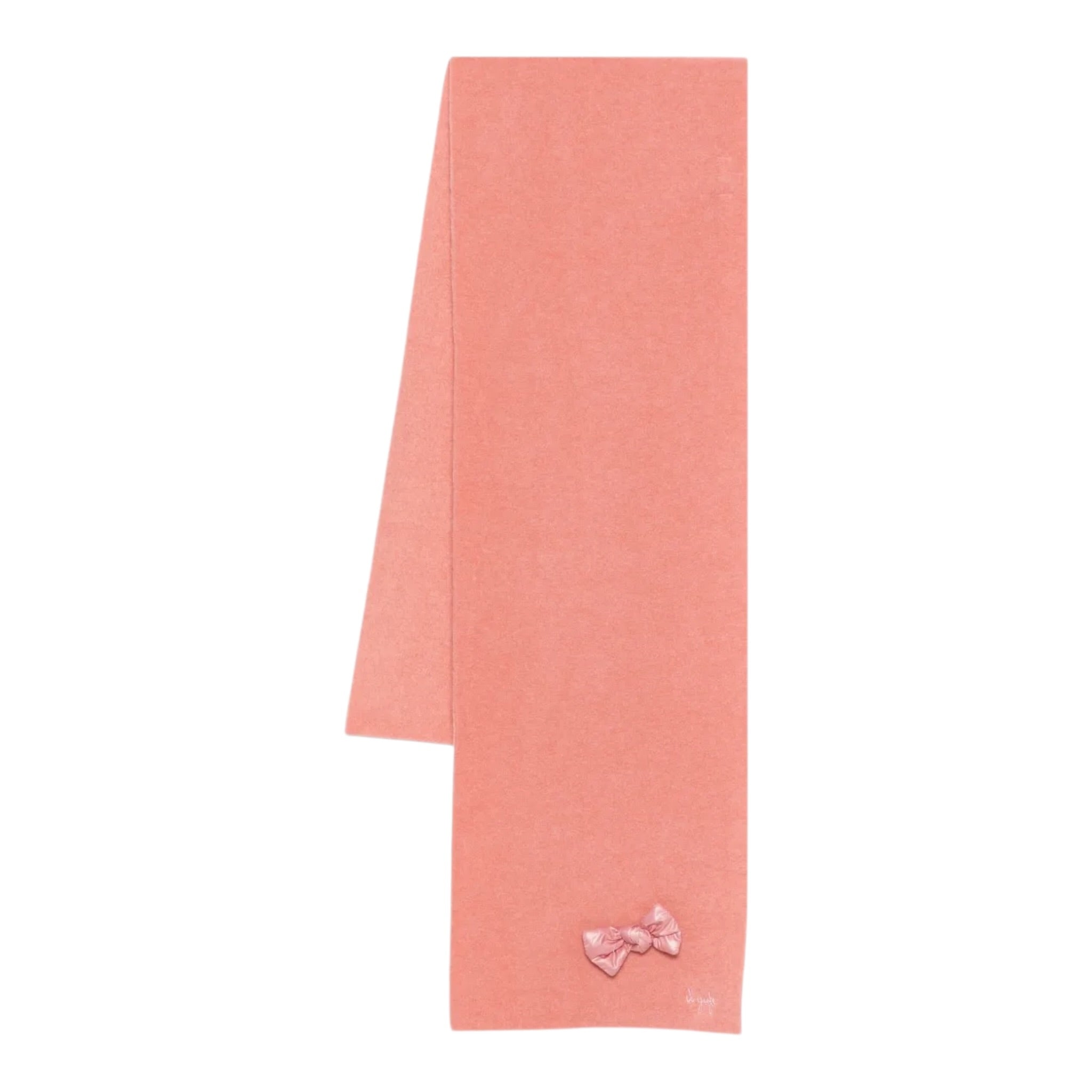 Il Gufo Sciarpa tinta unita con Fiocco Rosa per Bambina A25GSP0004M0108 ROSA IL GUFO 