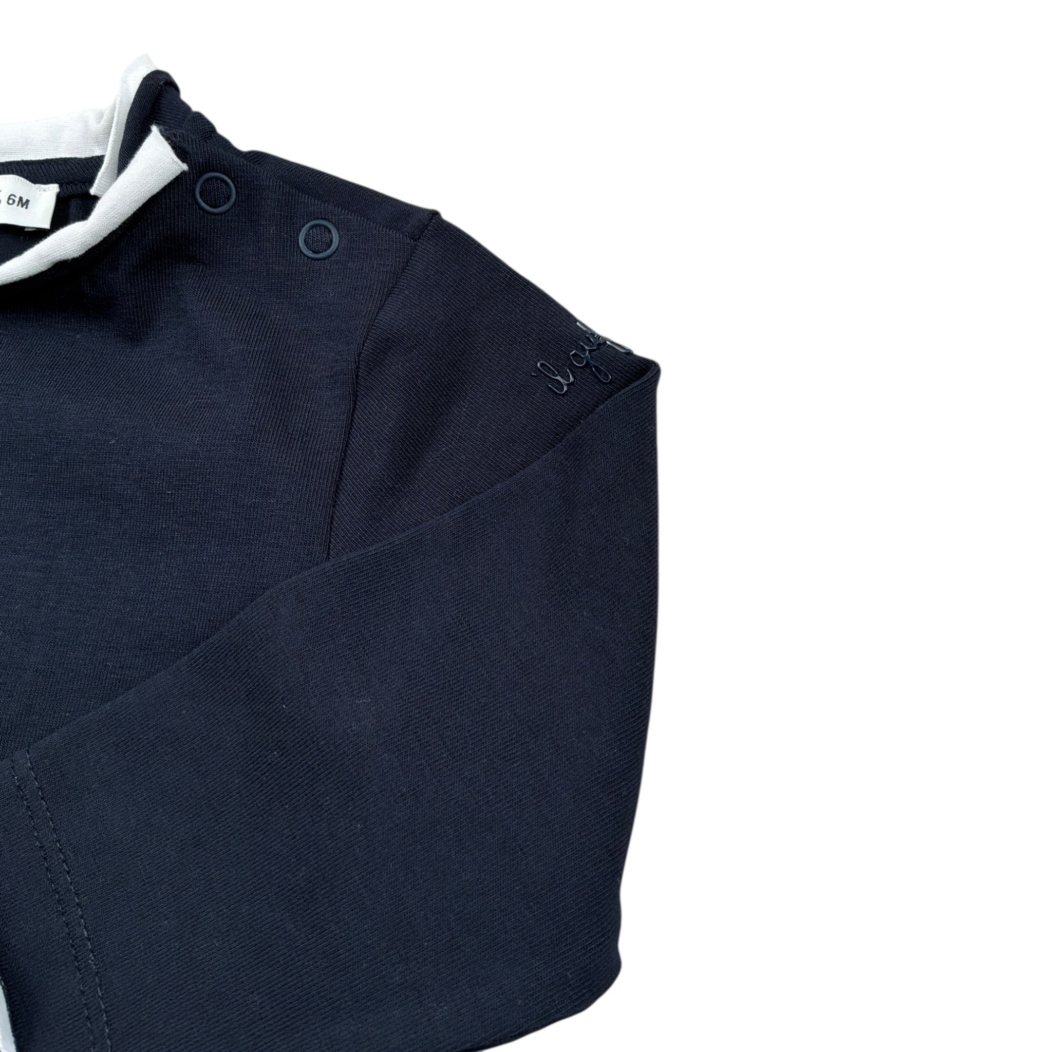 Il Gufo Shirt Girocollo tinta unita Blu per Neonato A25GT0006MF003 BLU IL GUFO 