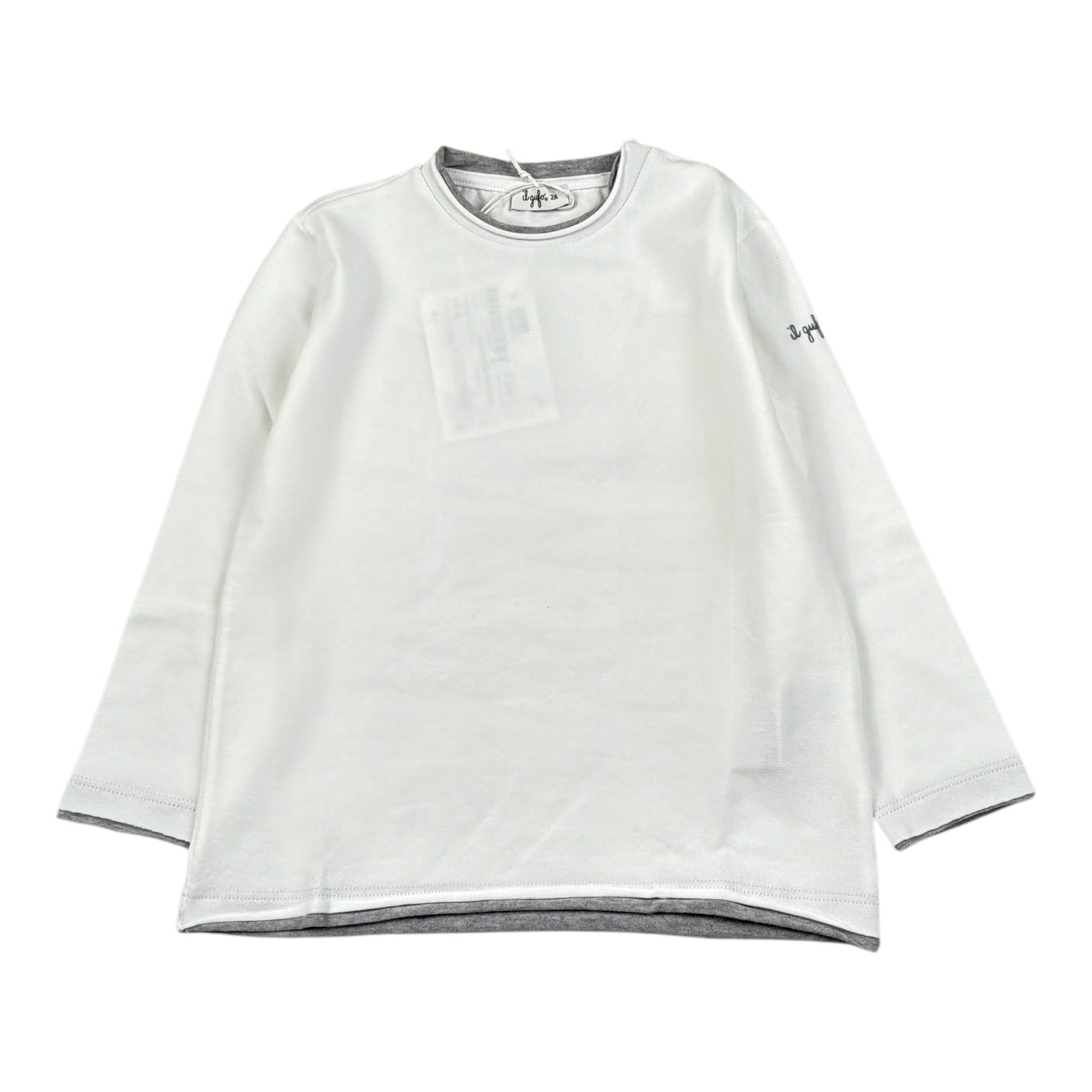 Il Gufo Shirt tinta unita Bianco per Bambina A25GTA0006MF003 BIANCO IL GUFO 