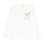 Il Gufo Shirt tinta unita con Applicazione Bianco per Neonata A25GTA0018MF002N BIANCO IL GUFO 