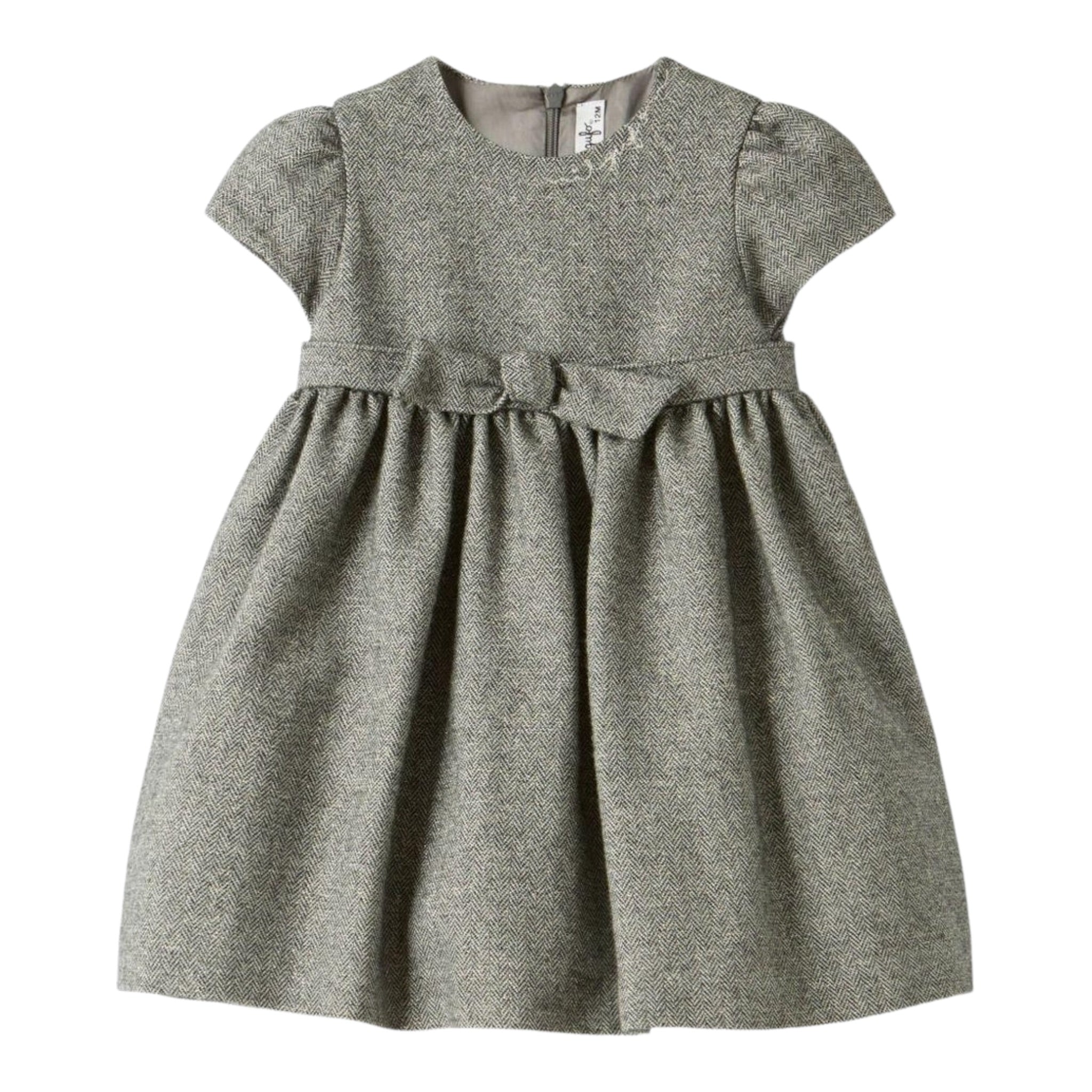 Il Gufo Abito tinta unita Mezza Manica Grigio per Neonata A25GVM0002W0065 GRIGIO IL GUFO 