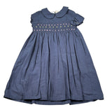 Ilfarobimbi Abito Mezza Manica tinta unita Blu per Bambina IFB50505 BLU ILFAROBIMBI 