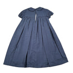 Ilfarobimbi Abito Mezza Manica tinta unita Blu per Bambina IFB50505 BLU ILFAROBIMBI 