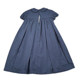 Ilfarobimbi Abito Mezza Manica tinta unita Blu per Bambina IFB50505 BLU ILFAROBIMBI 