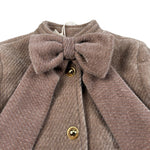 Illiana Cappotto tinta unita Beige per Neonata 691F BEIGE ILLIANA 