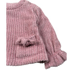 Illiana Maglia Girocollo tinta unita Rosa per Neonata 734FBN ROSA ILLIANA 