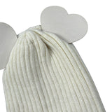 Illytrilly Cappello tinta unita con Orecchie Panna per Neonata DMDM PANNA ILLYTRILLY 