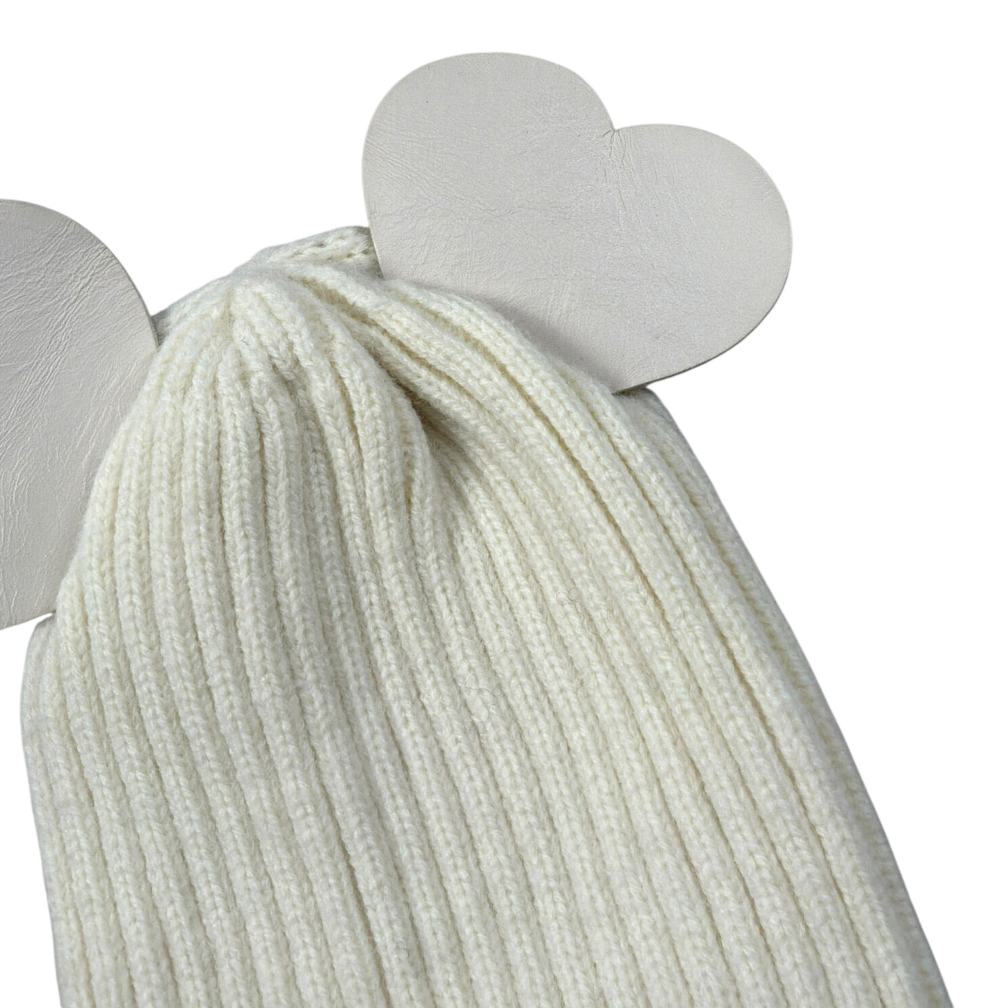 Illytrilly Cappello tinta unita con Orecchie Panna per Neonata DMDM PANNA ILLYTRILLY 