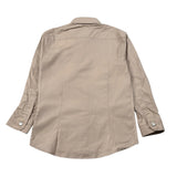 Imperatore Napoli Camicia Manica Lunga Tinta Beige per Bambino POPELINE BEIGE IMPERATORE NAPOLI 