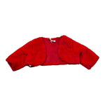 Isabel Coprispalle In Pelliccia tinta unita Rosso per Neonata IS6430N ROSSO ISABEL 