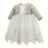 Isabel & Martinez Abito Cerimonia Bicolore con Tulle Bianco per Bambina IM22B70J BIANCO ISABEL & MARTINEZ 