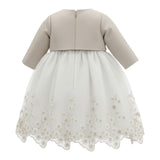 Isabel & Martinez Abito Cerimonia Bicolore con Tulle Bianco per Bambina IM22B70J BIANCO ISABEL & MARTINEZ 