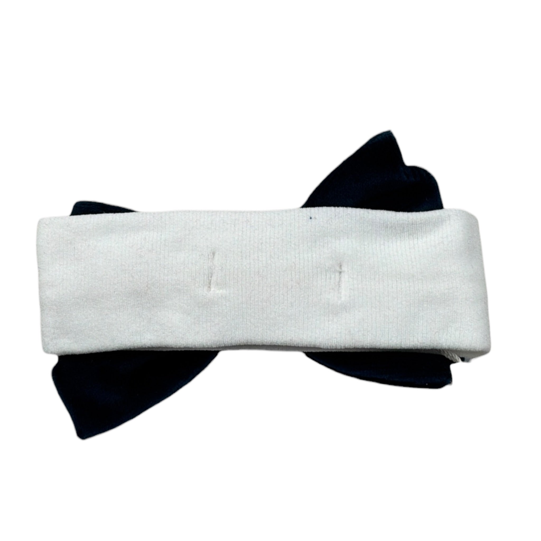 Isabel & Martinez Fascia Bicolore con Fiocco Bianco/Blu per Neonata IM22C321 BIANCO/BLU ISABEL & MARTINEZ 