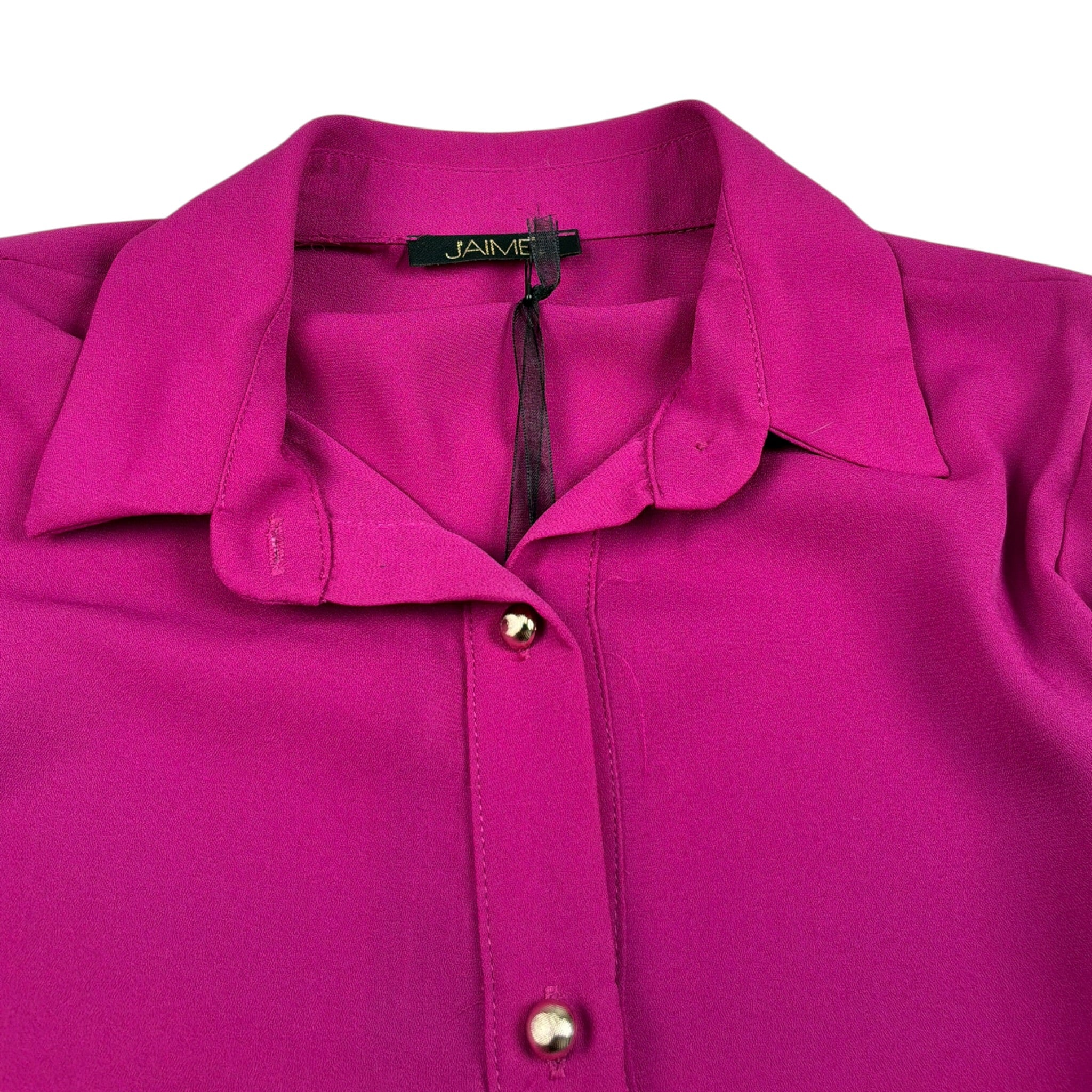 J'Aime' Camicia Manica Lunga tinta unita Fuxia per Bambina 5408G FUXIA J'AIME' 