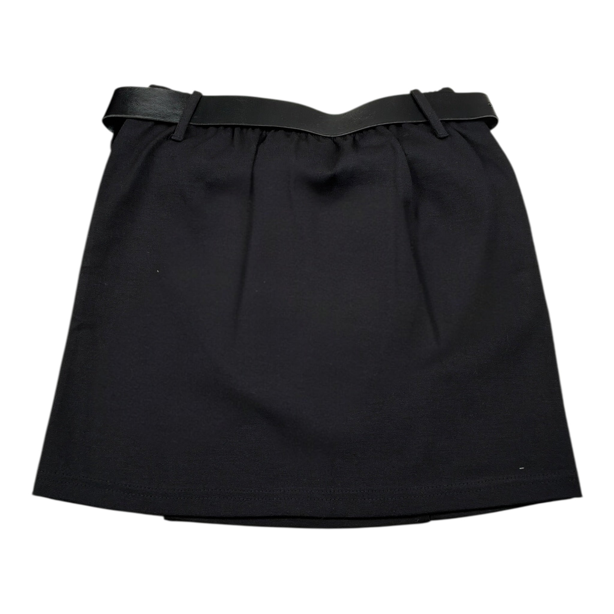 J'Aime' Gonna tinta unita con Cintura Nero per Bambina 5412G NERO J'AIME' 