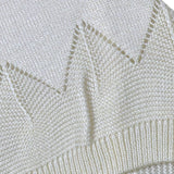Jamiks Cappello tinta unita con Ricami Panna per Neonata JWD125 PANNA JAMIKS 
