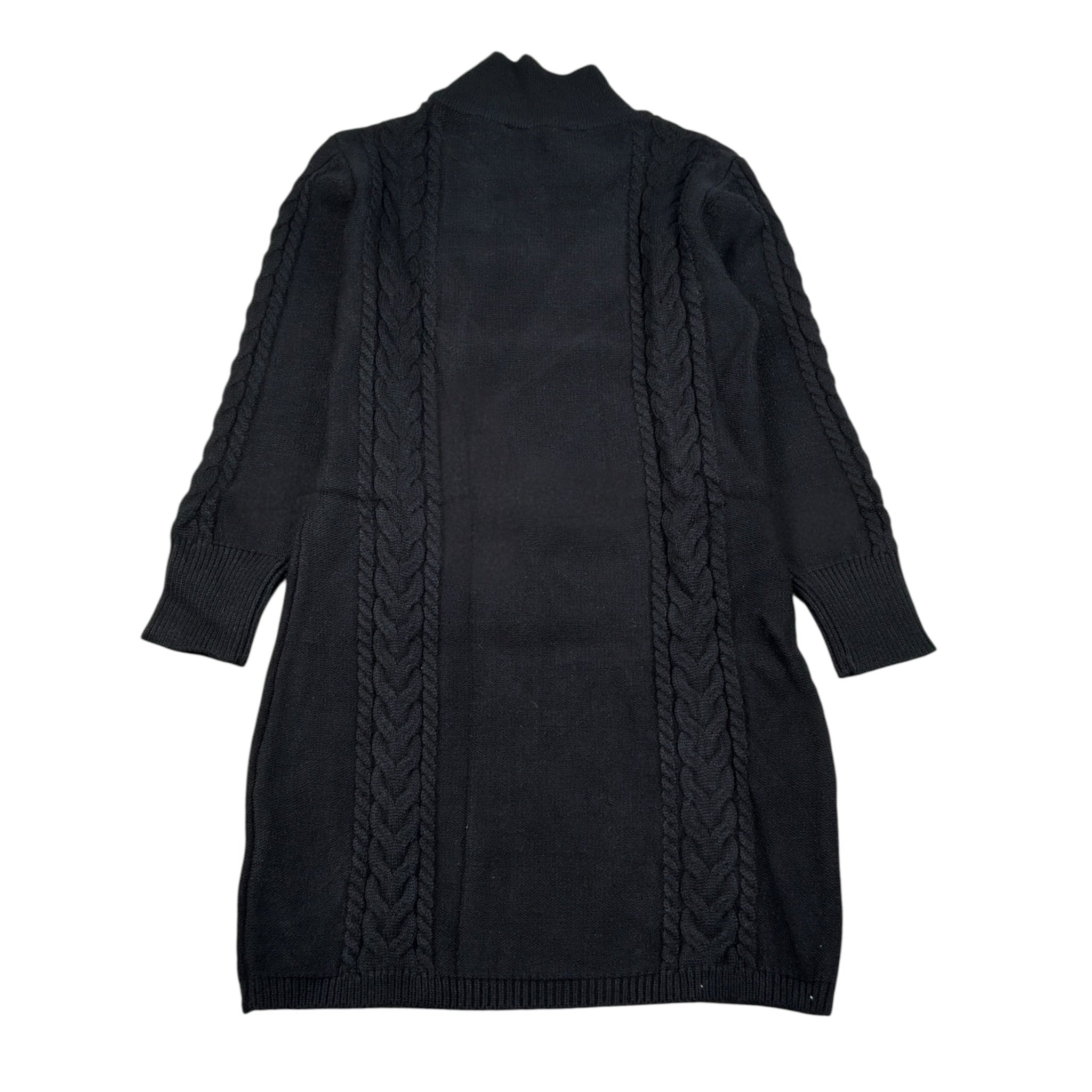 Janice Abito Manica Lunga Collo Alto Nero per Bambina JN561R NERO JANICE 