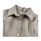Janice Abito Manica Lunga tinta unita Beige per Bambina JN639N BEIGE JANICE 