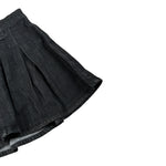 Janice Gonna In Denim tinta unita Nero per Bambina JN827R NERO JANICE 