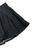 Janice Gonna In Denim tinta unita Nero per Bambina JN827R NERO JANICE 
