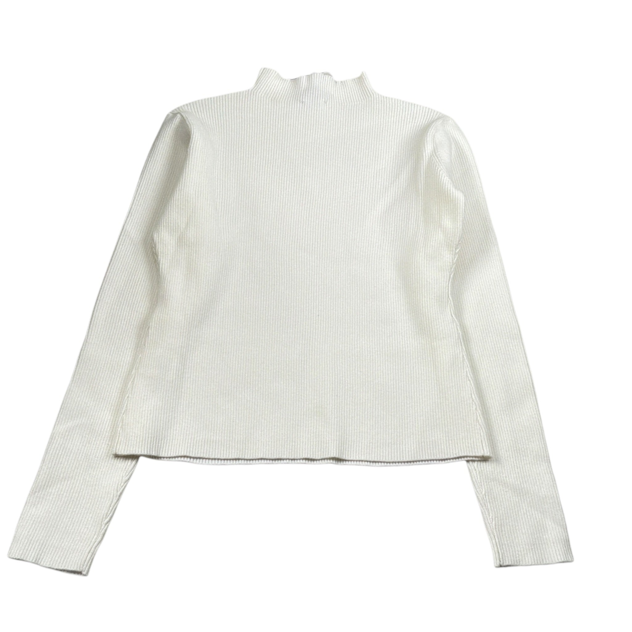 Janice Maglia Mezzo Collo tinta unita Bianco per Bambina JN878R BIANCO JANICE 