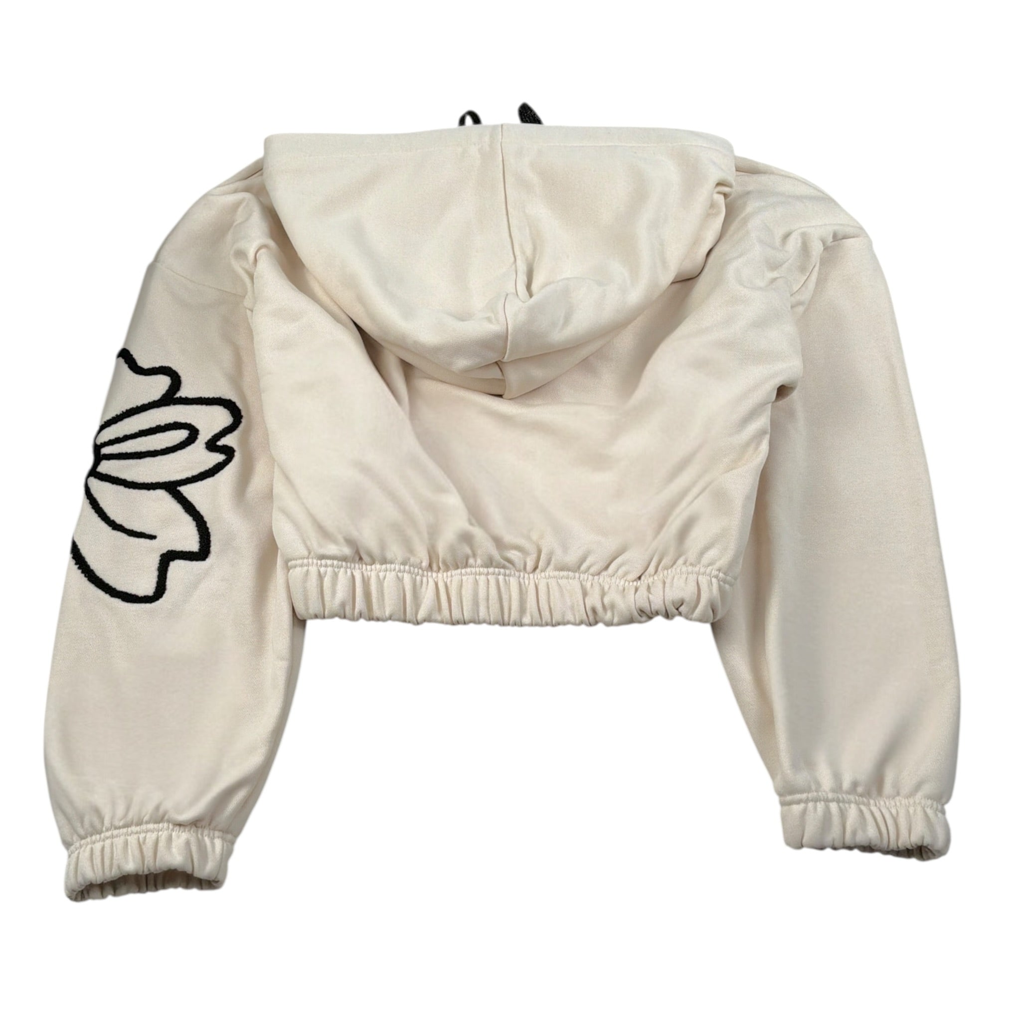 Janice Felpa tinta unita con Stampa E Cappuccio Beige per Bambina JN887R BEIGE JANICE 