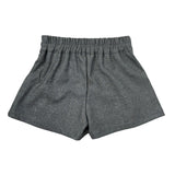Janice Short tinta unita con Elastico In Vita Grigio per Bambina JN941B GRIGIO JANICE 