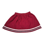 Janice Gonna tinta unita con Fantasia A Righe Rosso per Bambina JN946B ROSSO JANICE 