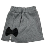 Janice Gonna tinta unita con Brillantini Grigio per Bambina JN952B GRIGIO JANICE 